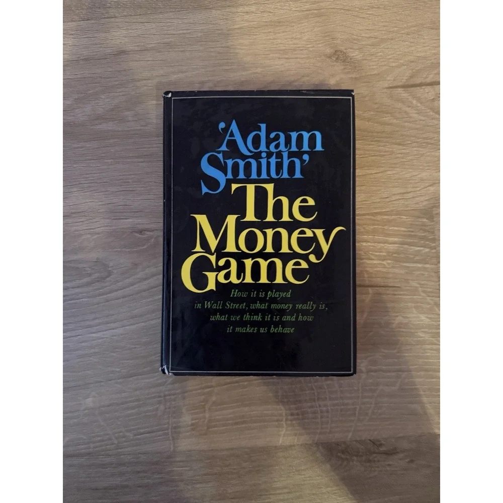 The Money Game Adam Smith Hardcover Dust Jacket 1968 Personal Finance